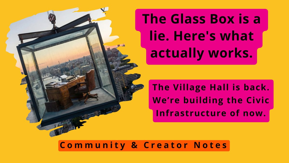 The Glass Box is a lie. Here's what actually works.